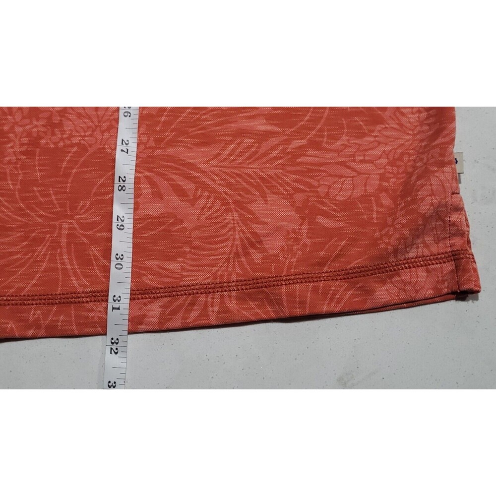 Tommy Bahama Palmetto Beach Tropical Aloha Hawaiian Golf Polo Orange 2XL NWOT - Picture 14 of 14